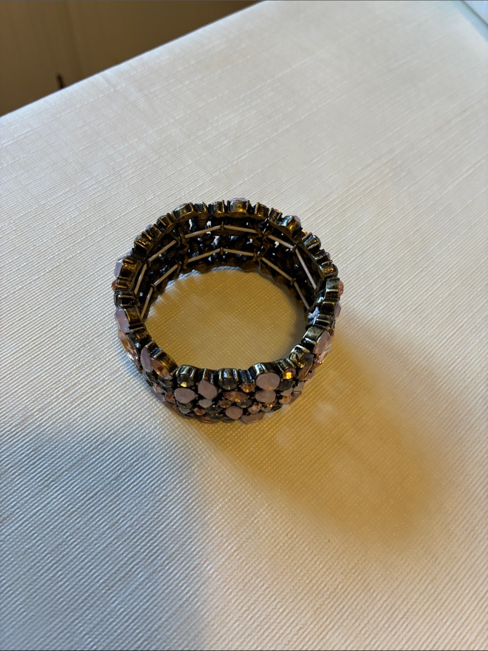 Chloe + Isabel Lavender and Gunmetal Stretch Bracelet - Picture 8 of 12